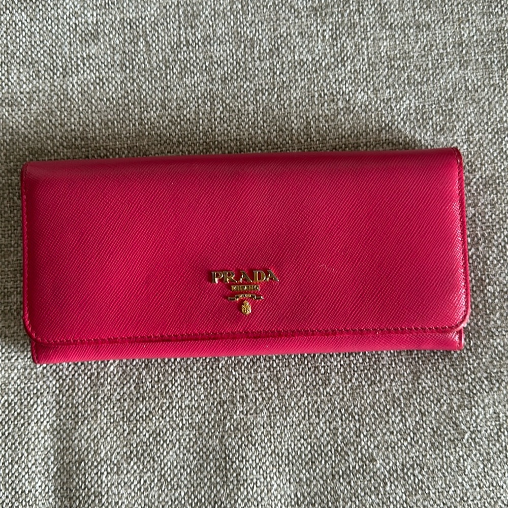 Prada Magenta Wallet